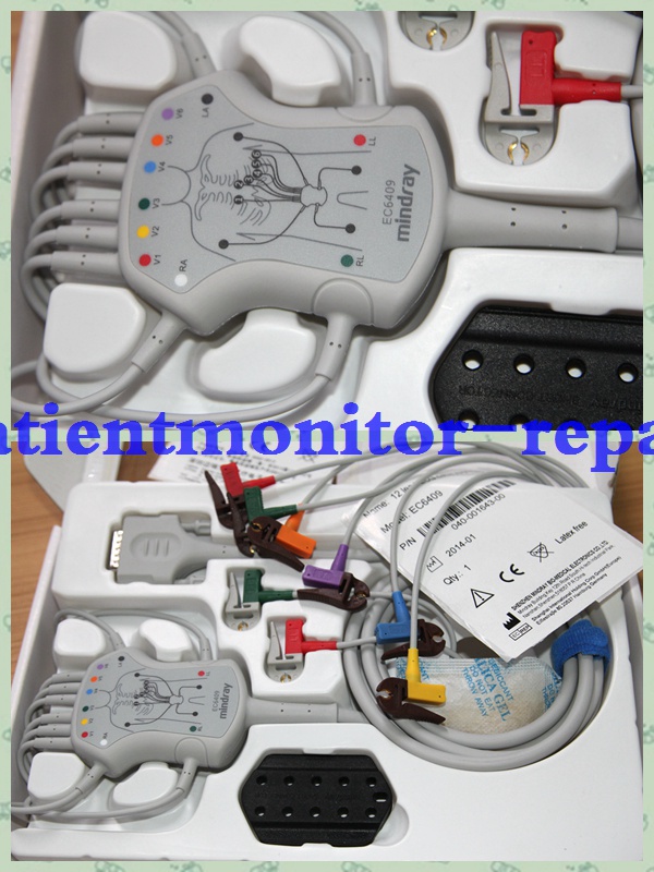 Câble de l'avance ECG de Mindray 12, AHA, modèle d'agrafe :EC6409 PN 040-001643-00