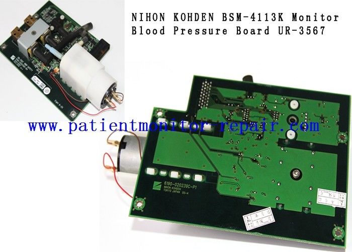 Original Patient Monitor Repair Parts Nihon Kohden Blood Pressure Board BSM-4113K UR-3567